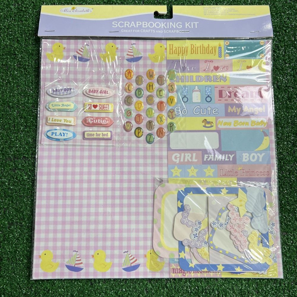 Miss Elizabeth's Scrapbooking Kit Acid Free Unisex Baby Duck First‎ Year New